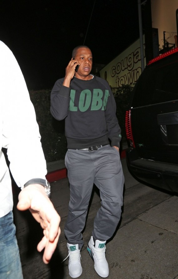 Celebrity Kicks Sightings: Jay-Z Spotted Rockin The Nike Air Force
